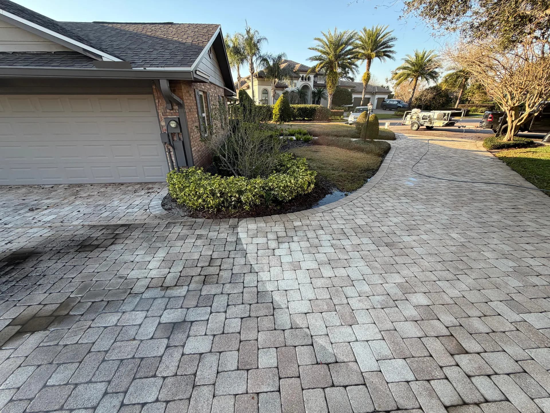 Paver Cleaning & Sealing